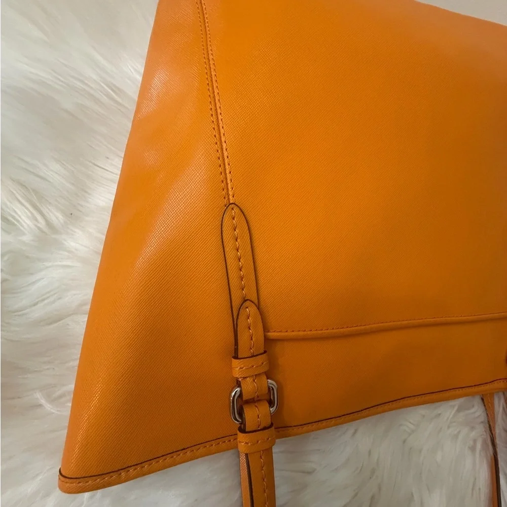 Coach Vibrant Orange Tote Bag#F27349